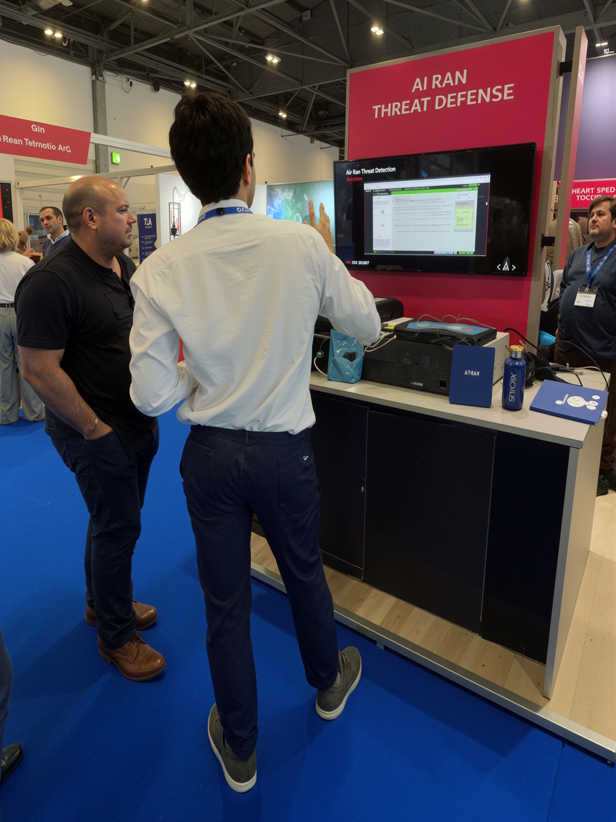 Live behavioral traffic analysis and threat mitigation demo on NGCI 5G cell
